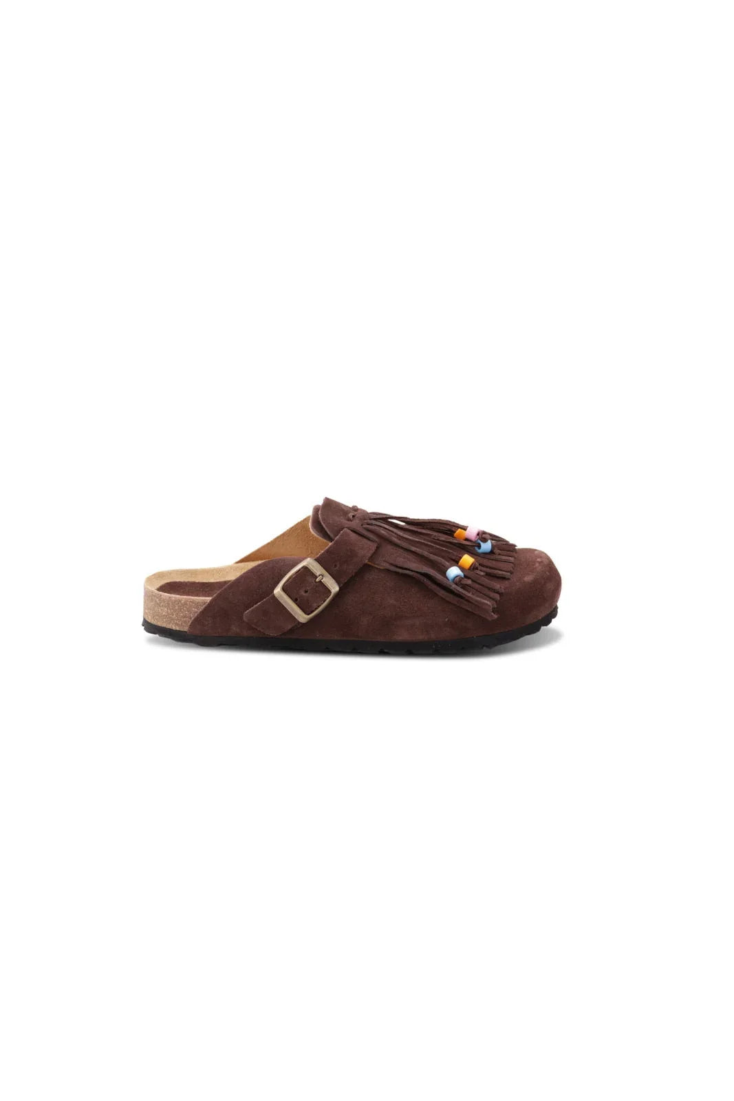Women's Lagoa Flats - Dandara + Fringes - Brown