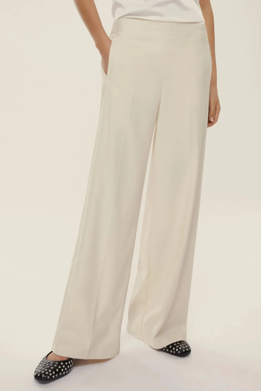 Pantaloni Donna Emme Marella - Sarago - Panna