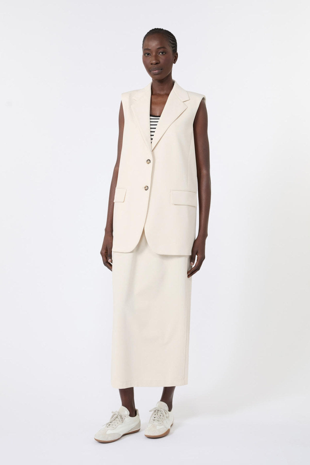 Women's Weekend Vest - Wkdfiore - Cream