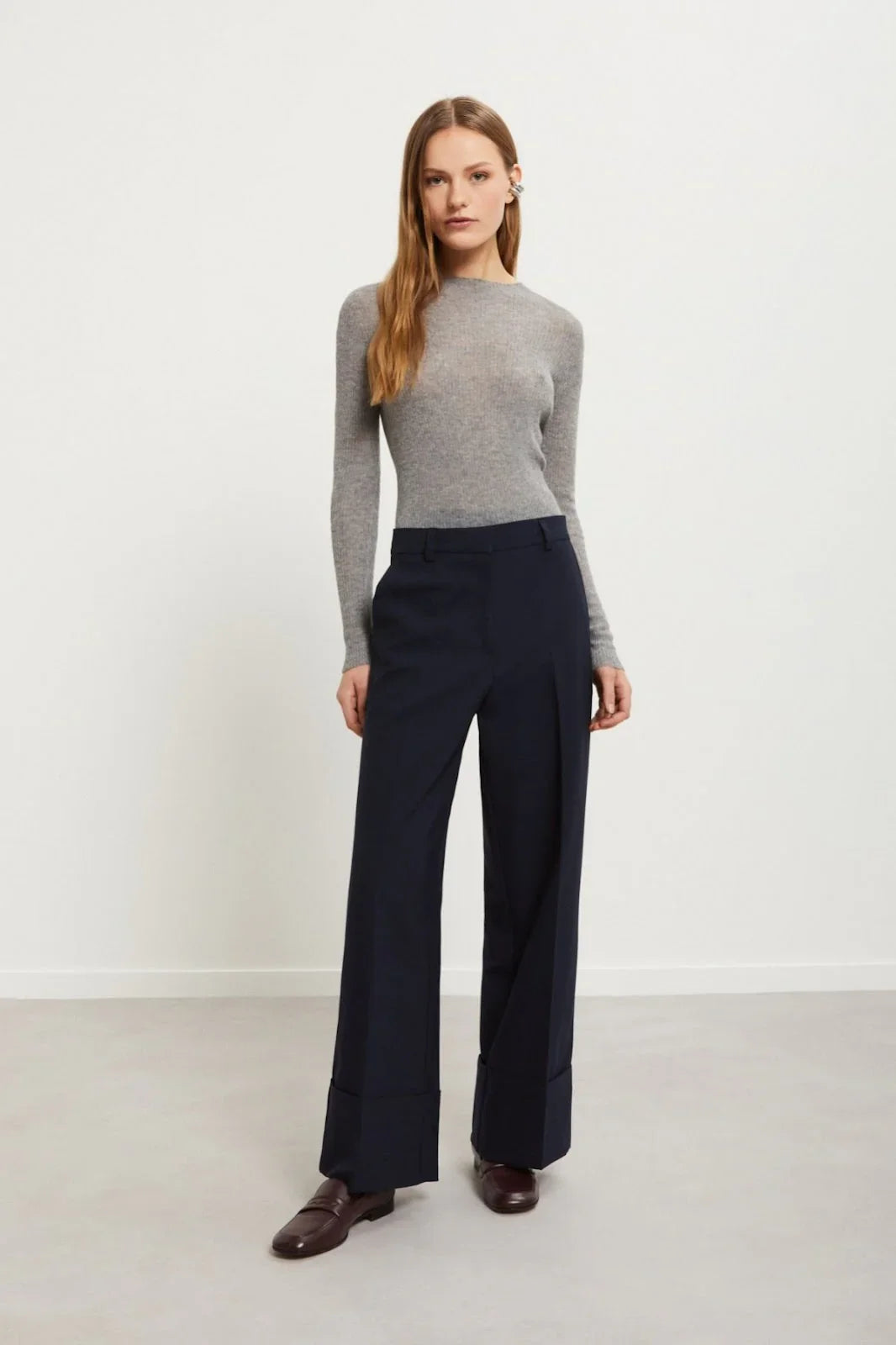 ottod'Ame Women's Pants - Trousers - Blue