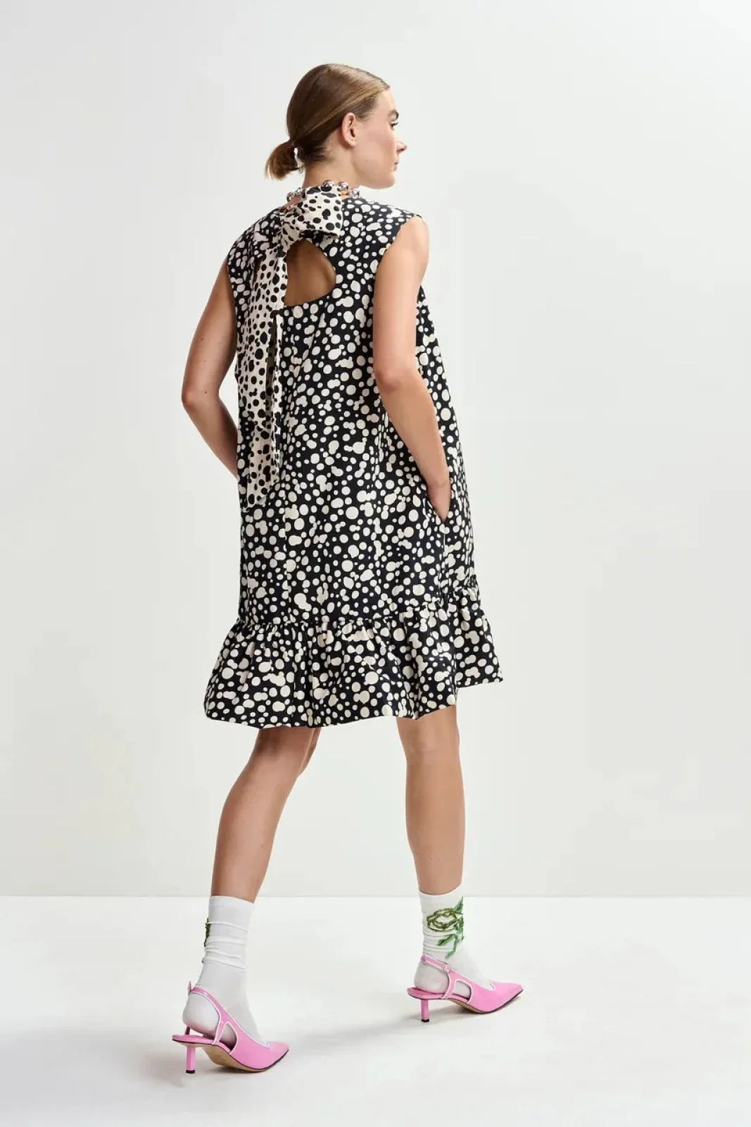 Vestiti casual Donna Essentiel Antwerp - Sleeveless Bow Dress - Multicolore