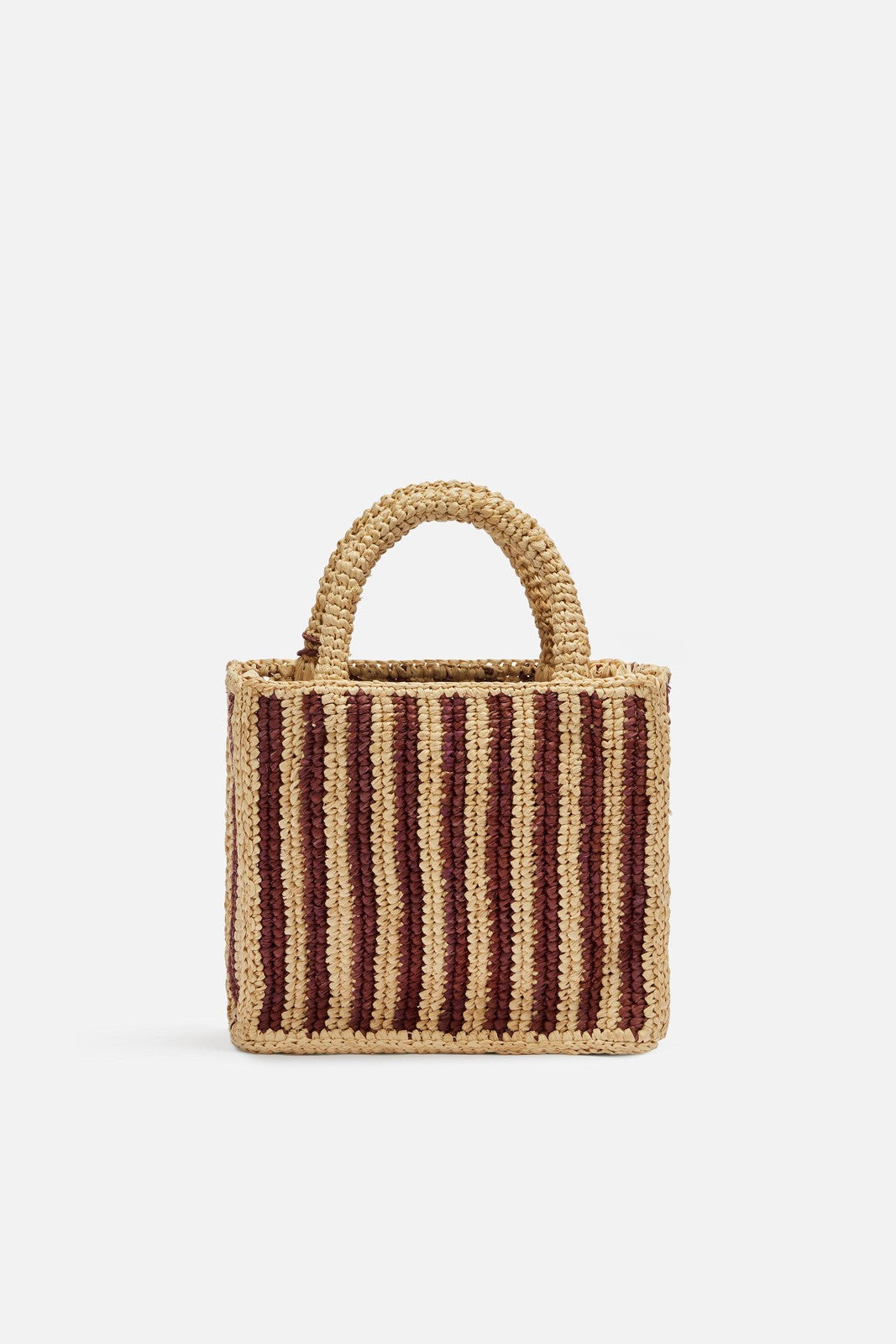 Borse a mano Donna Mc2 Saint Barth - Vanity Mini Raffia Stripes 18 - Multicolore