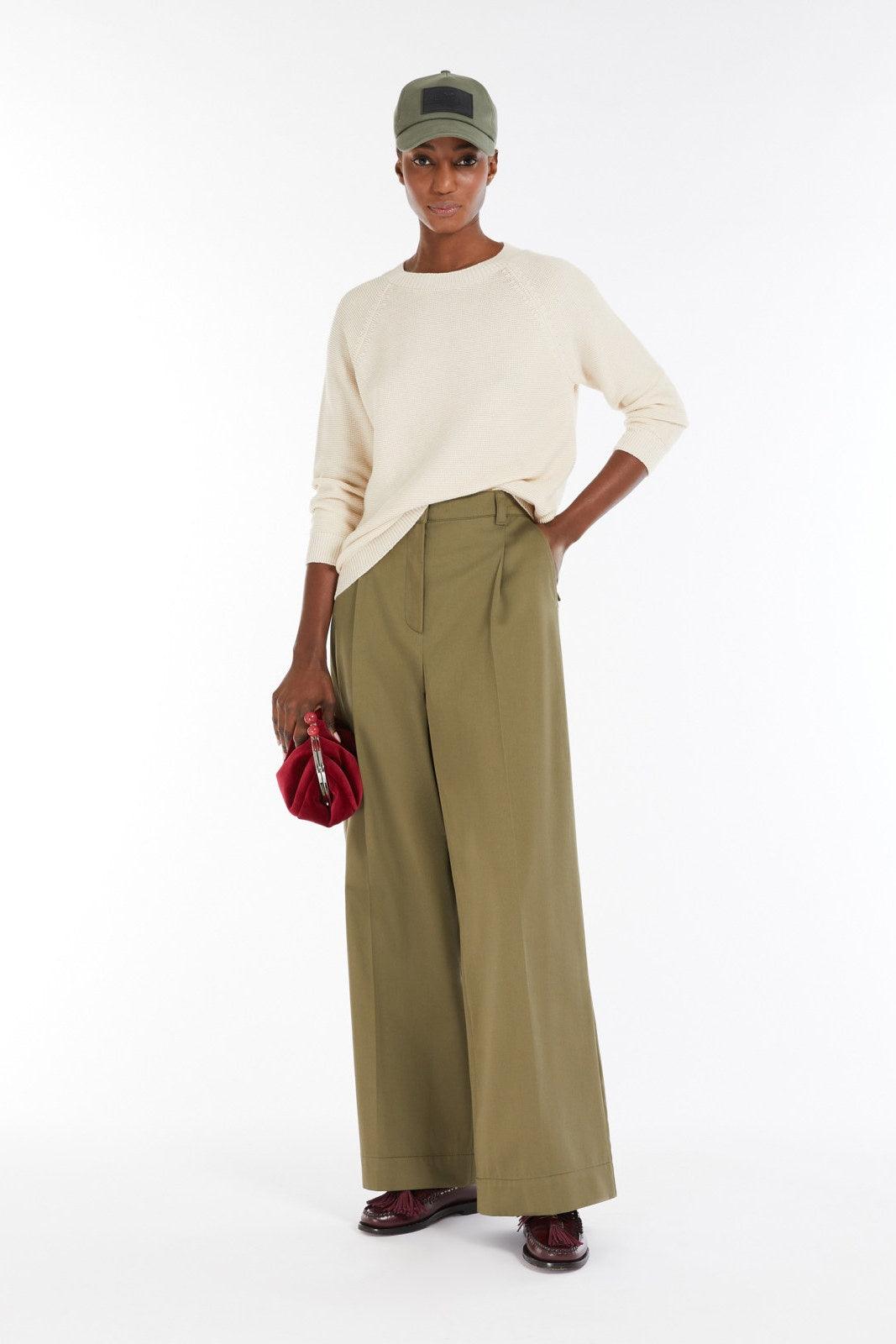 Pantaloni Donna Max Mara - Nebbie - Cammello