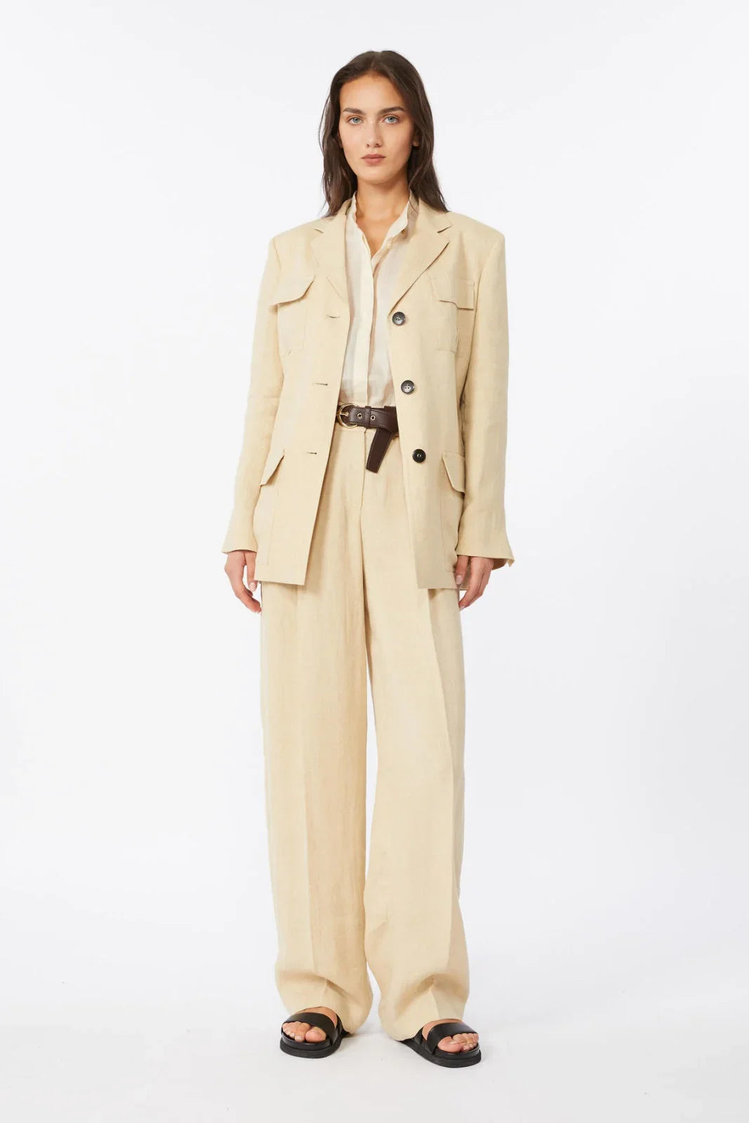 Pantaloni Donna Max Mara Studio - Mstsumero - Beige