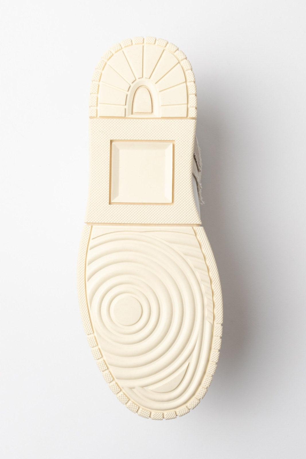 Sneaker Uomo D.A.T.E. - Torneo Fringed Canvas - Beige