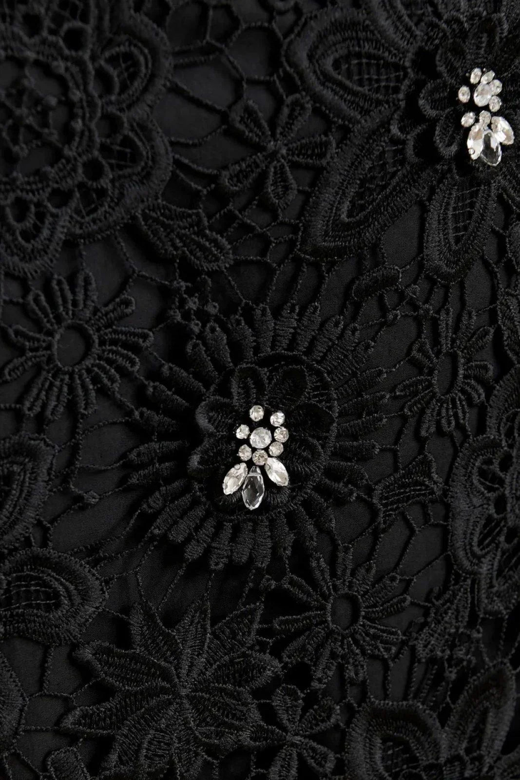 Essentiel Antwerp Women's Casual Skirts - Lace Pencil Skirt - Black