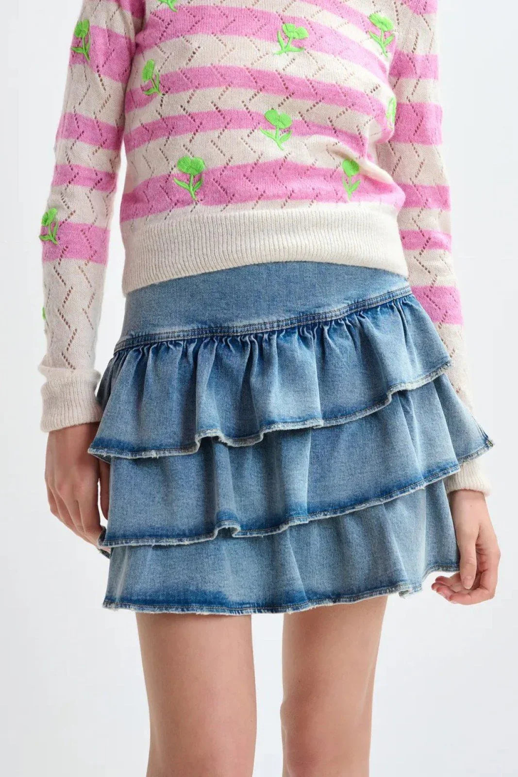 Casual Skirts Women Essentiel Antwerp - Denim Mini Skirt - Denim