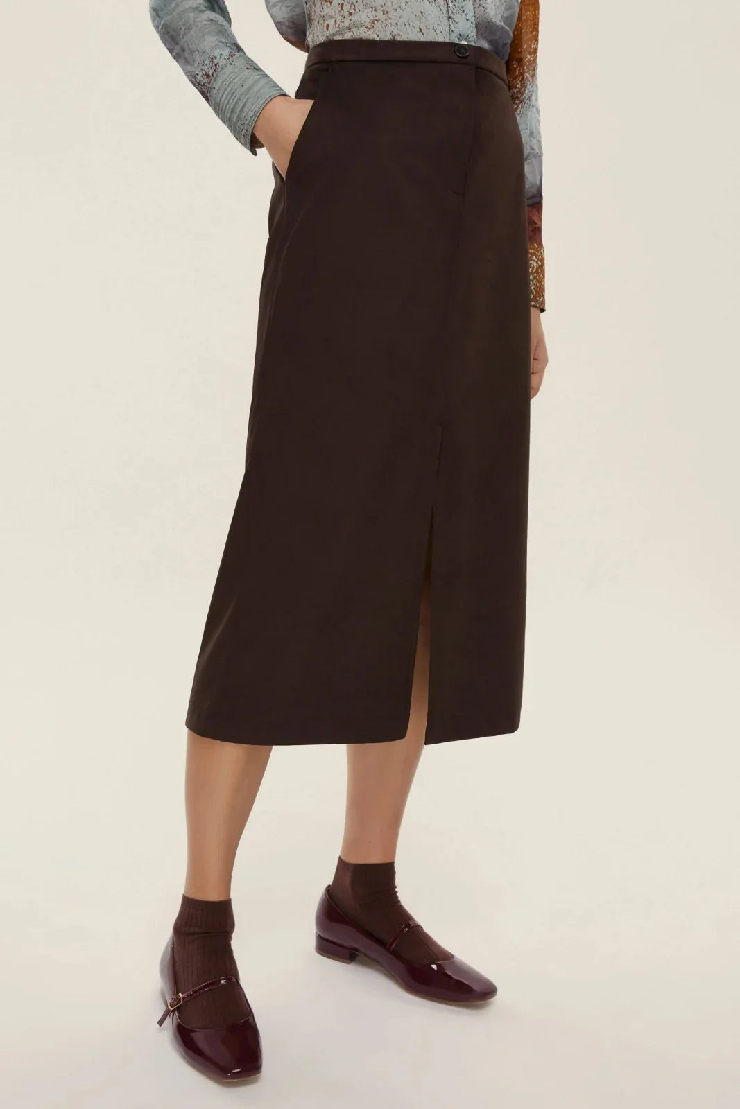 Gonne casual Donna Emme Marella - Dritto - Marrone