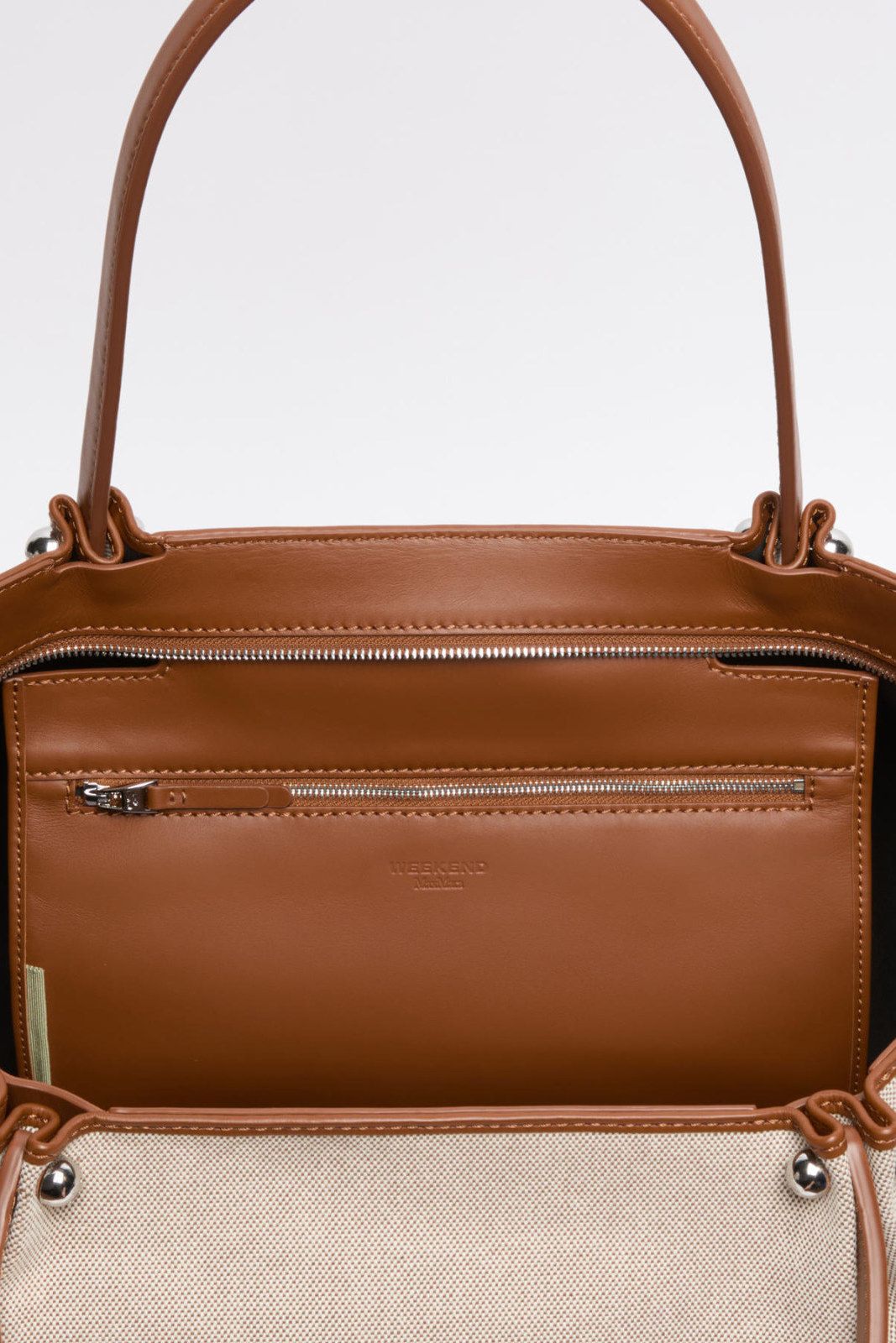 Women's Weekend Handbags - Wkagetto - Beige