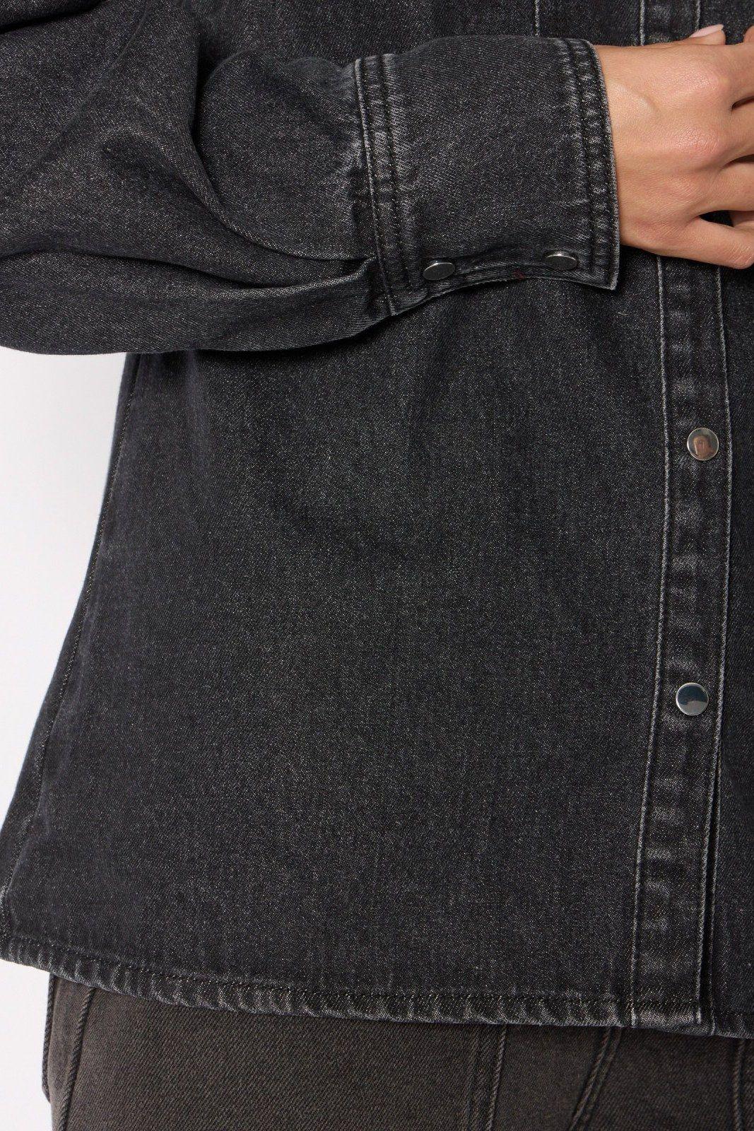 Camicie Donna Berenice - Chemise Denim - Nero