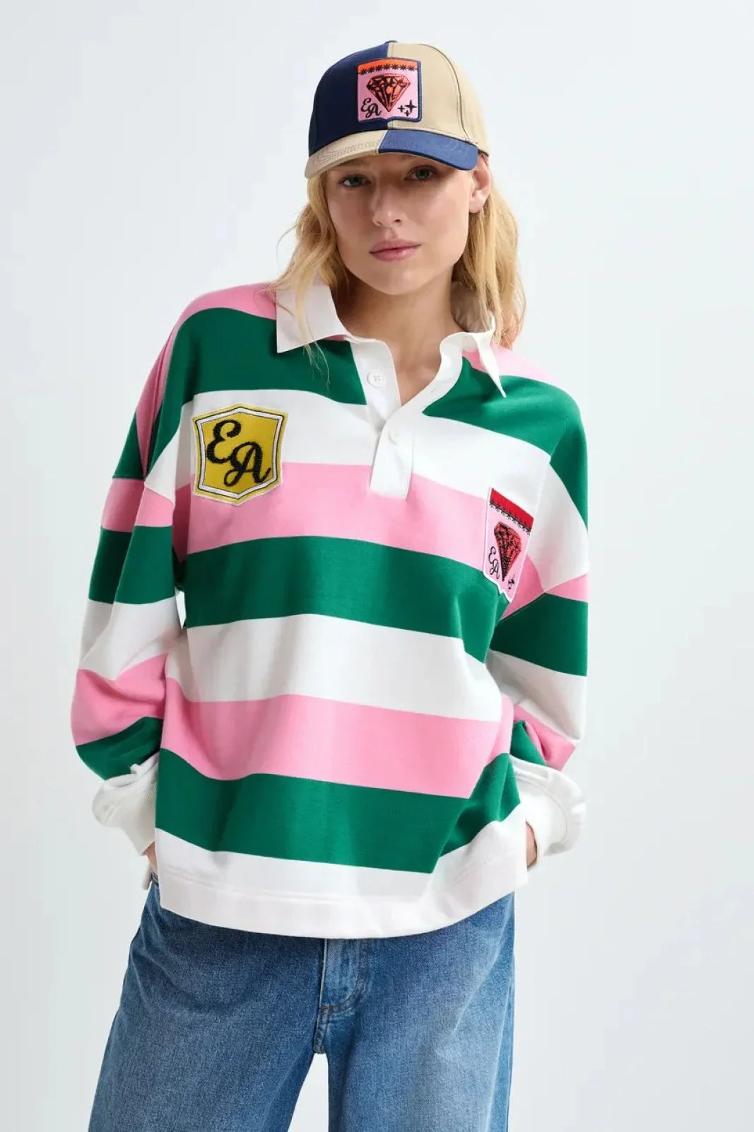 Polo Donna Essentiel Antwerp - Sweatshirt Striped - Multicolore