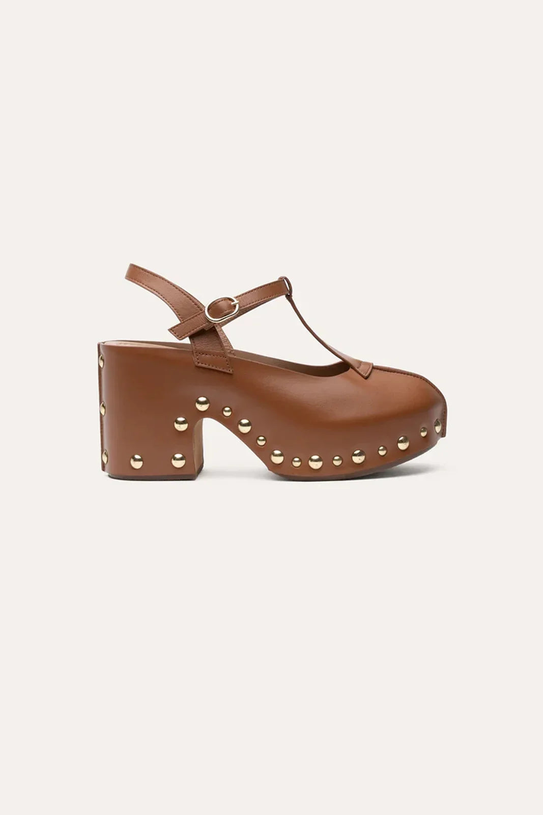 Zoccoli e sabot Donna Claire Charlotte - Scarpa Con Tacco - Cammello