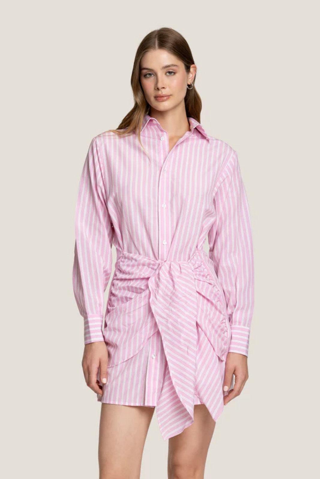 Vestiti casual Donna 4Giveness - Abito Camicia - Rosa