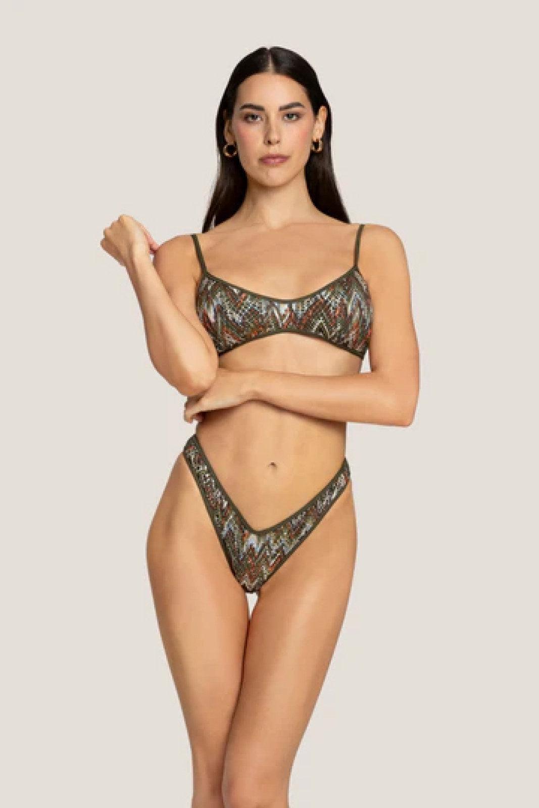 Coordinati Donna 4Giveness - Top E Slip Geometrical - Multicolore