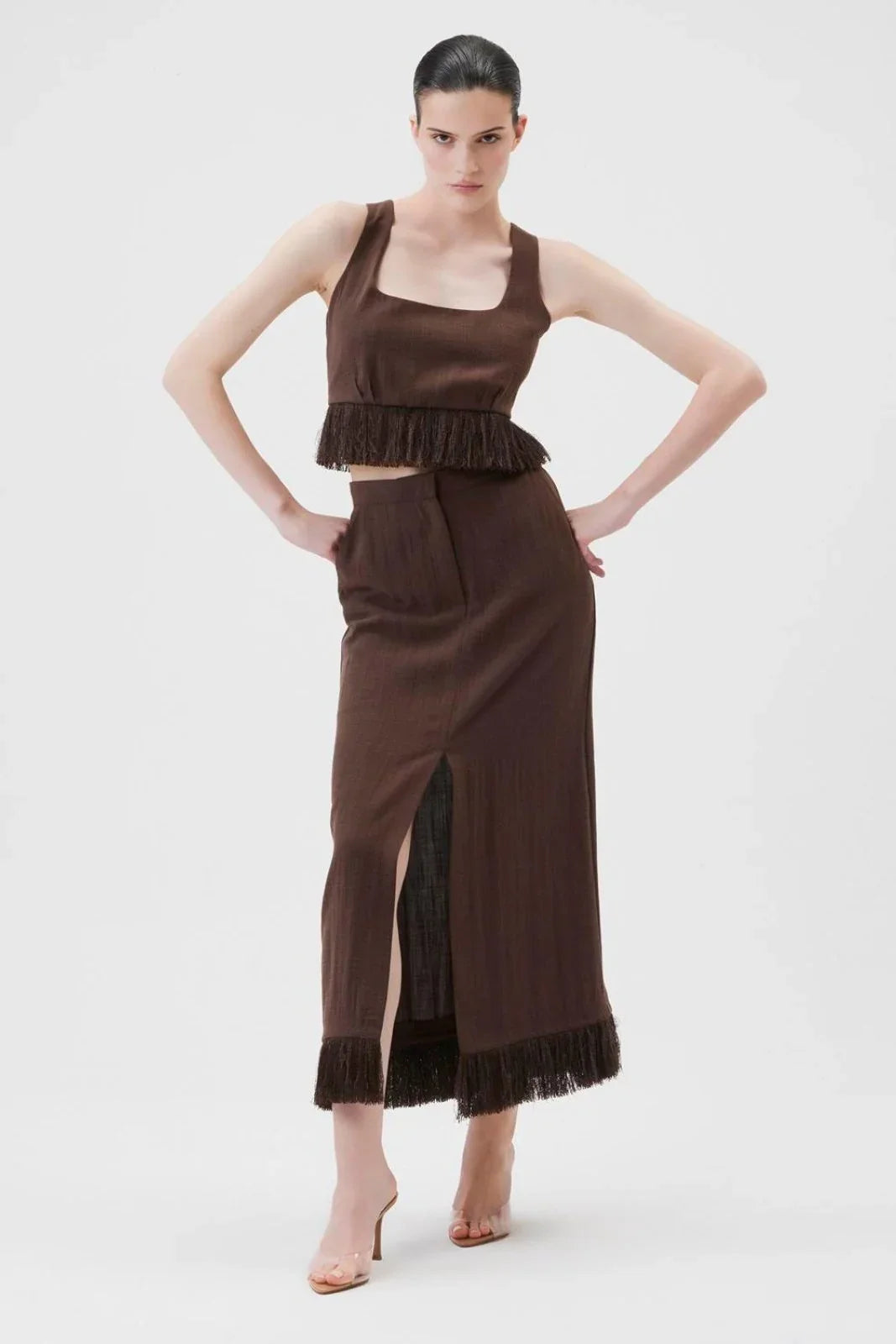 Canotte e top Donna Simona Corsellini - Top - Marrone