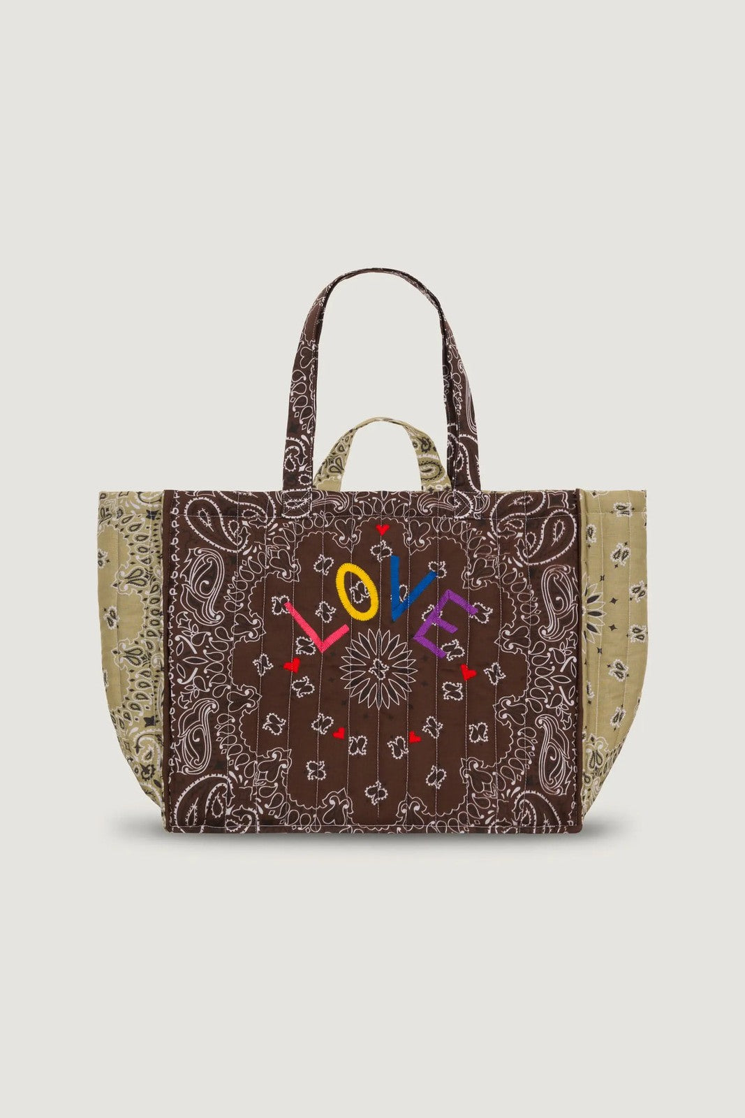 Borsa a mano Call it by your name Maxi Cabas Matelasse' Donna – Marrone