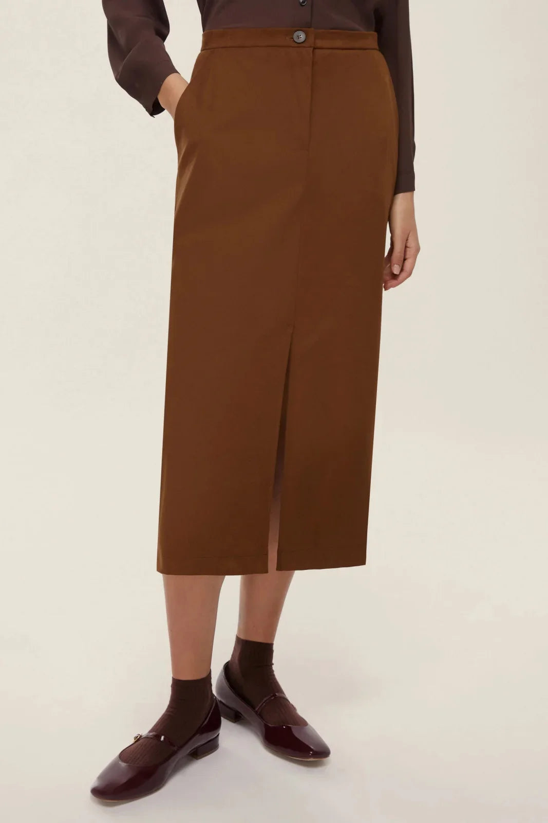 Gonne casual Donna Emme Marella - Dritto - Cammello