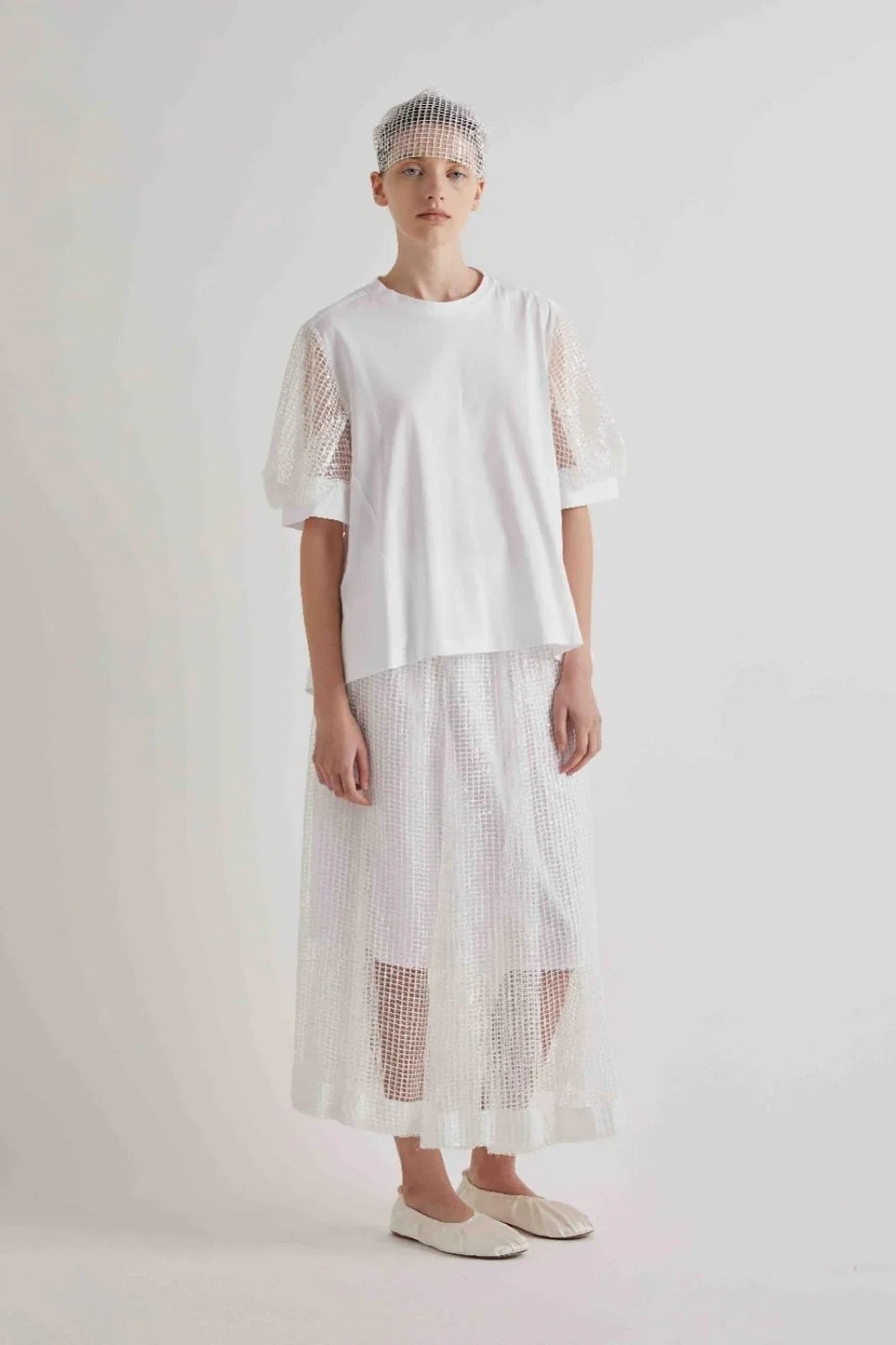 MeiMeiJ Women's Casual Skirts - Skirt - White