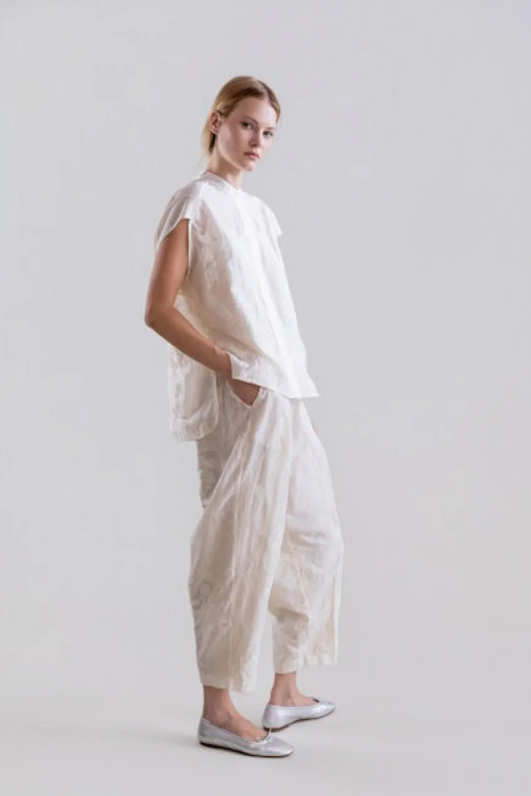Pantaloni Donna Psophia - Trouser - Avorio