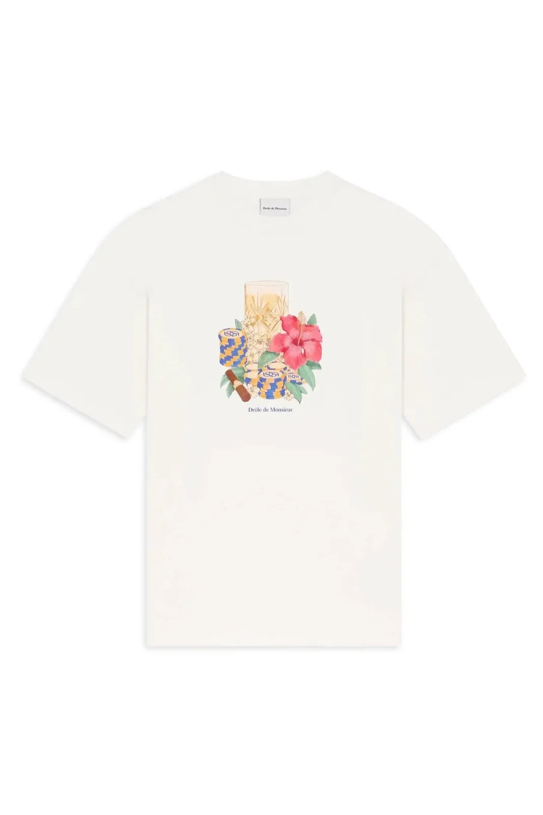 T-shirt Uomo Drole de Monsieur - T-Shirt - Bianco