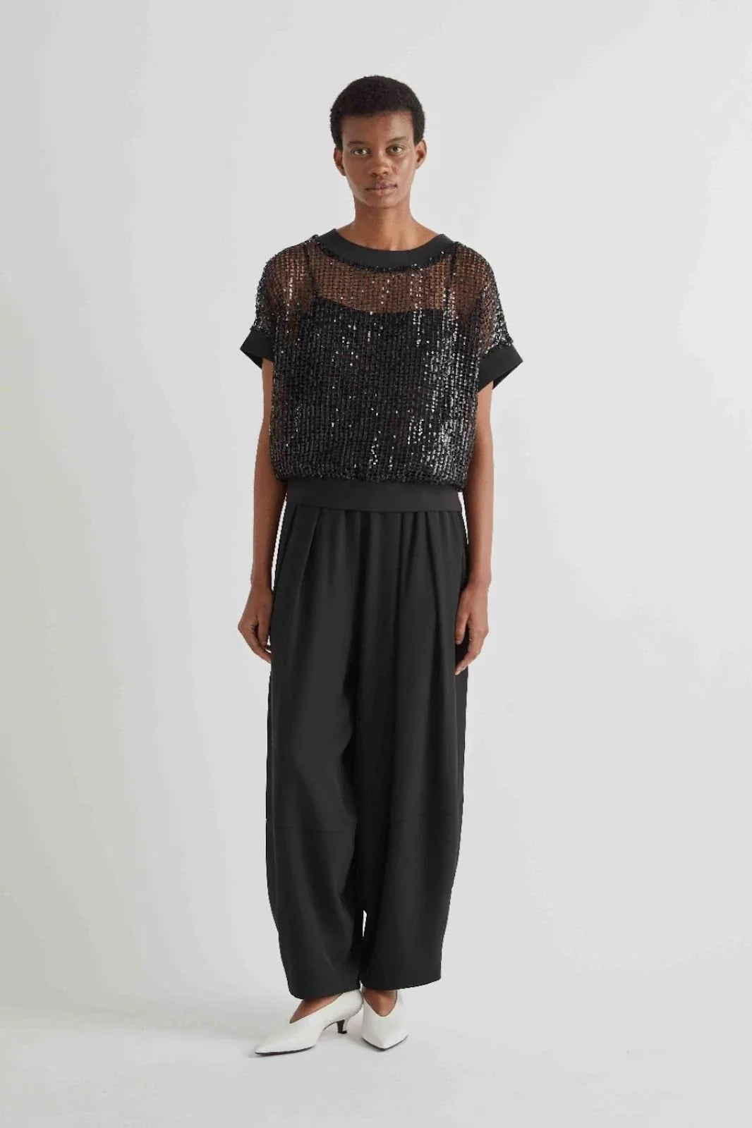 Bluse Donna MeiMeiJ - Blusa Con Top - Nero