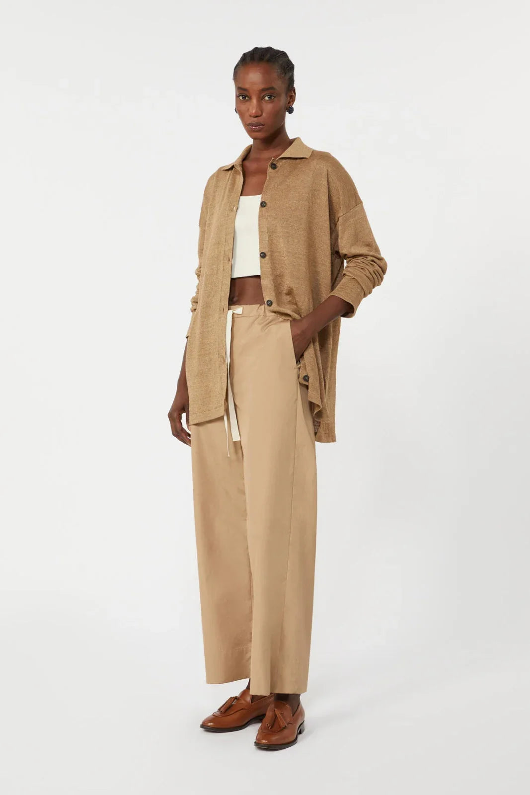 Cardigan Donna 'S MAX MARA - Smmorigine - Cammello