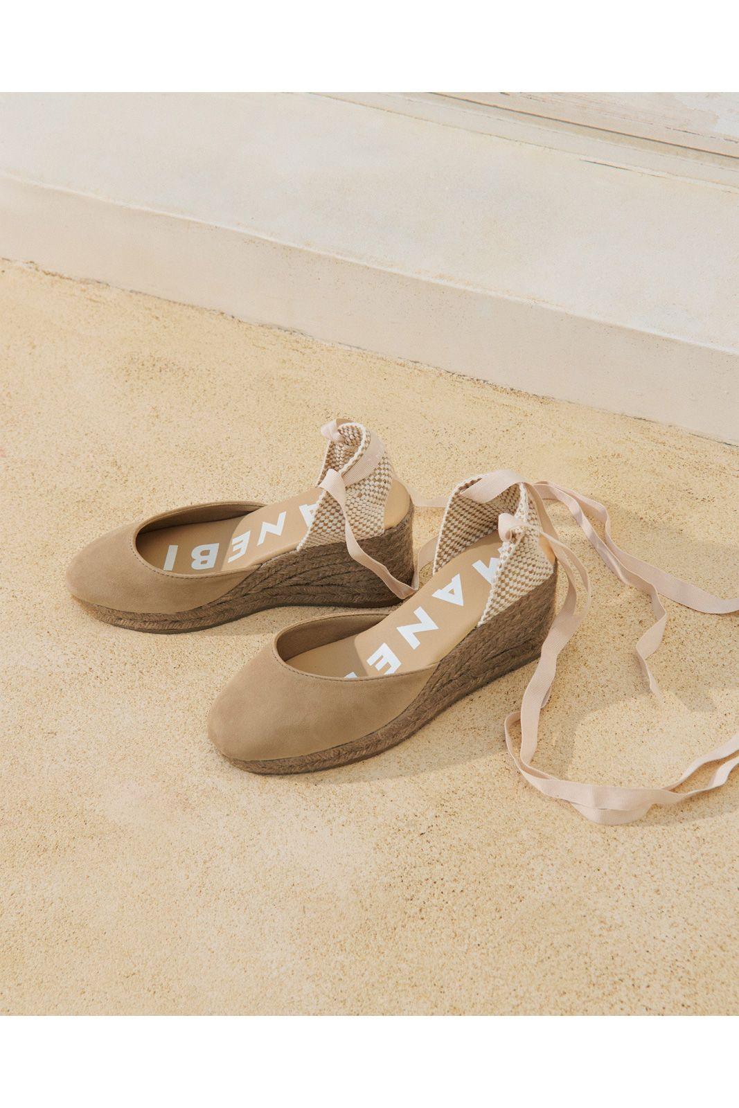 Espadrillas basse Donna Manebí - Espadrilles - Beige
