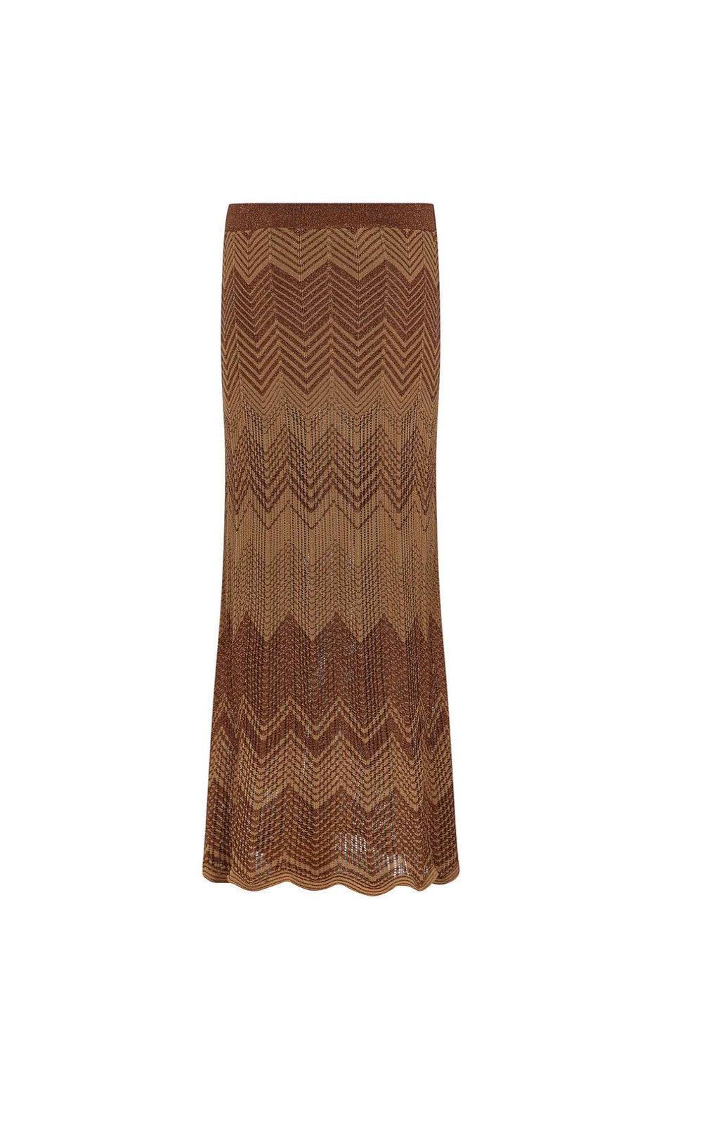 Gonne casual Donna Akep - Gonna Zig Zag - Multicolore
