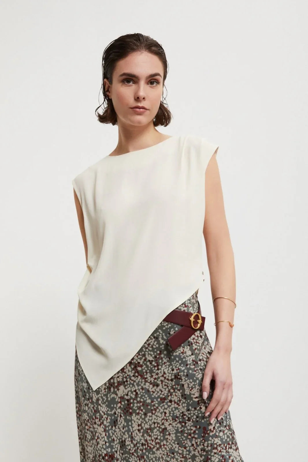 Ottod'Ame Women's Tank Tops and Tank Tops - Cream