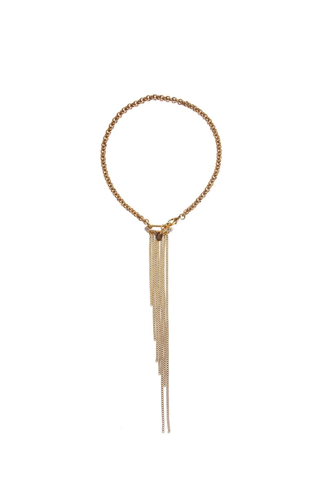 Collane Donna Radà - Collana Frangia Catene - Argento