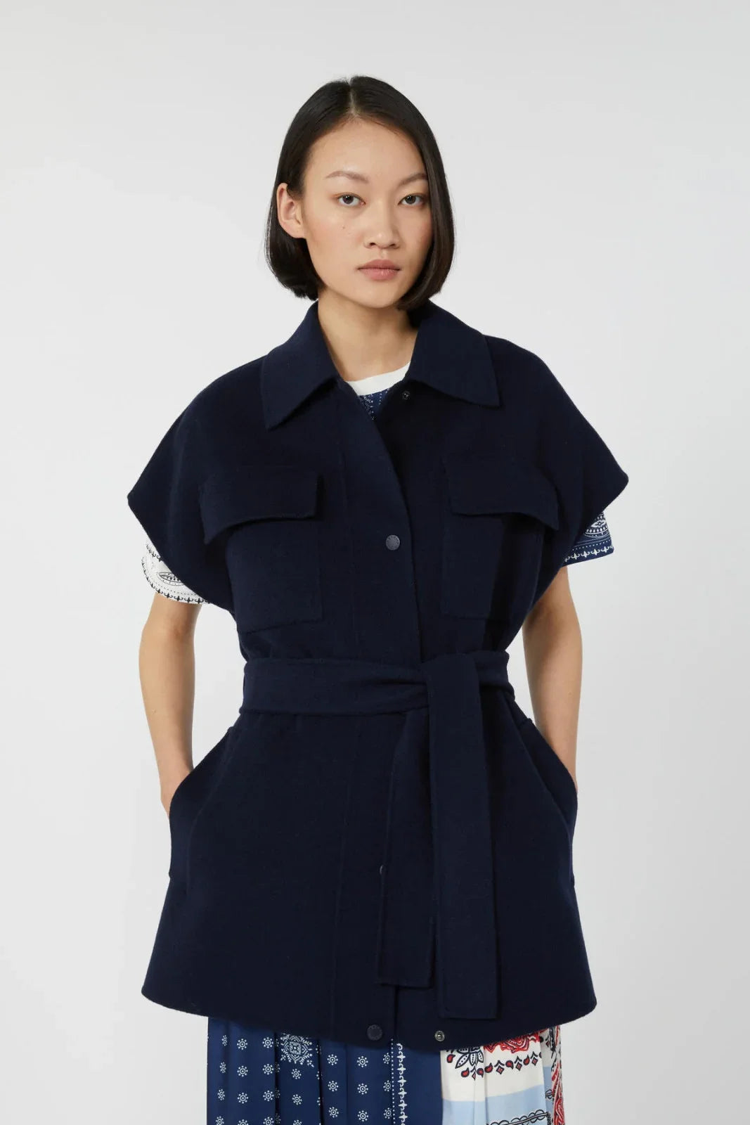 Weekend Women's Coats - Elegia - Blue