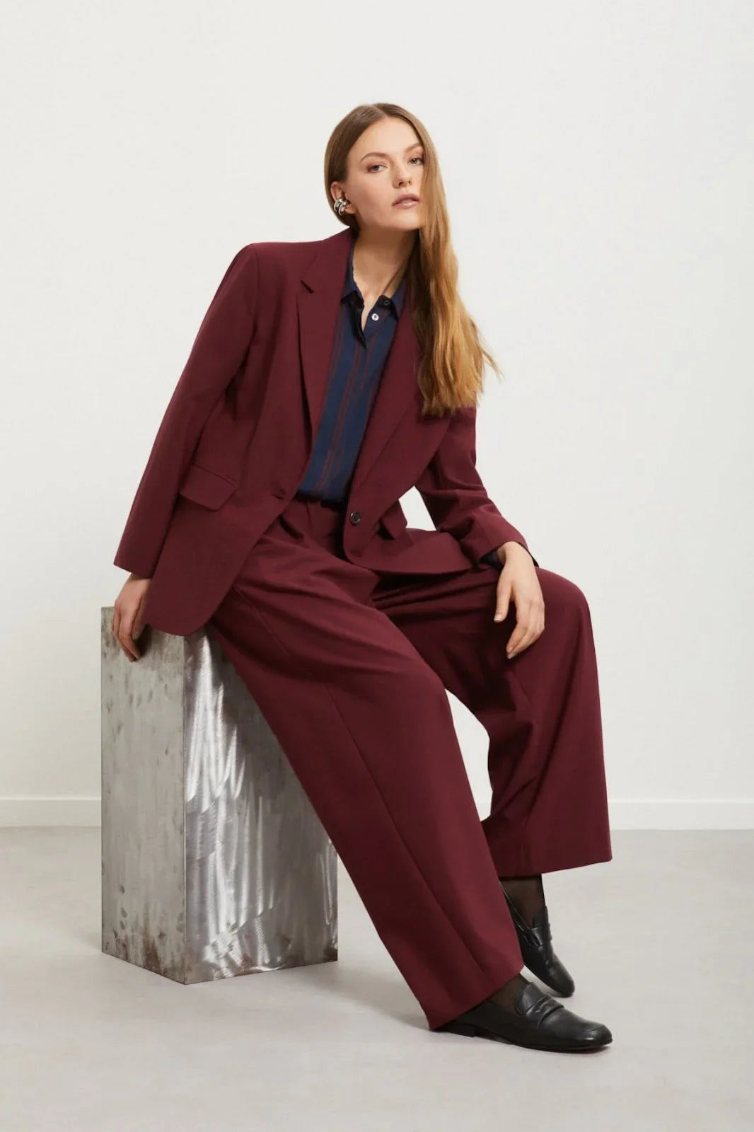 ottod'Ame Women's Pants - Trousers - Bordeaux