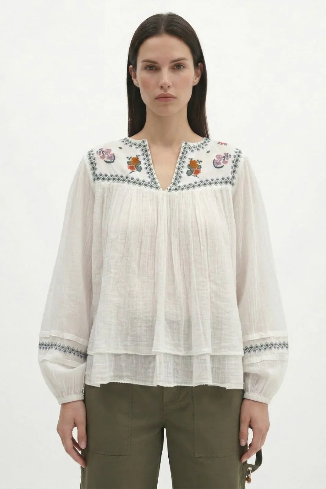 Berenice Women's Shirts - Blouse - White