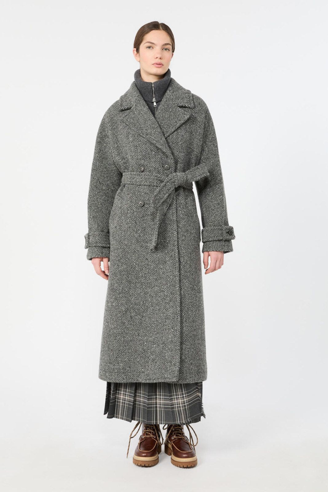 Women's Weekend Coats - Wkdtema - Brown