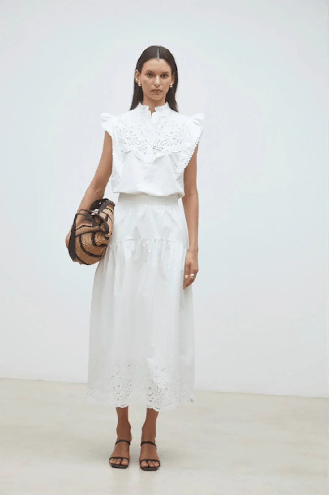 Suncoo Women's Casual Skirts - Skirt - White