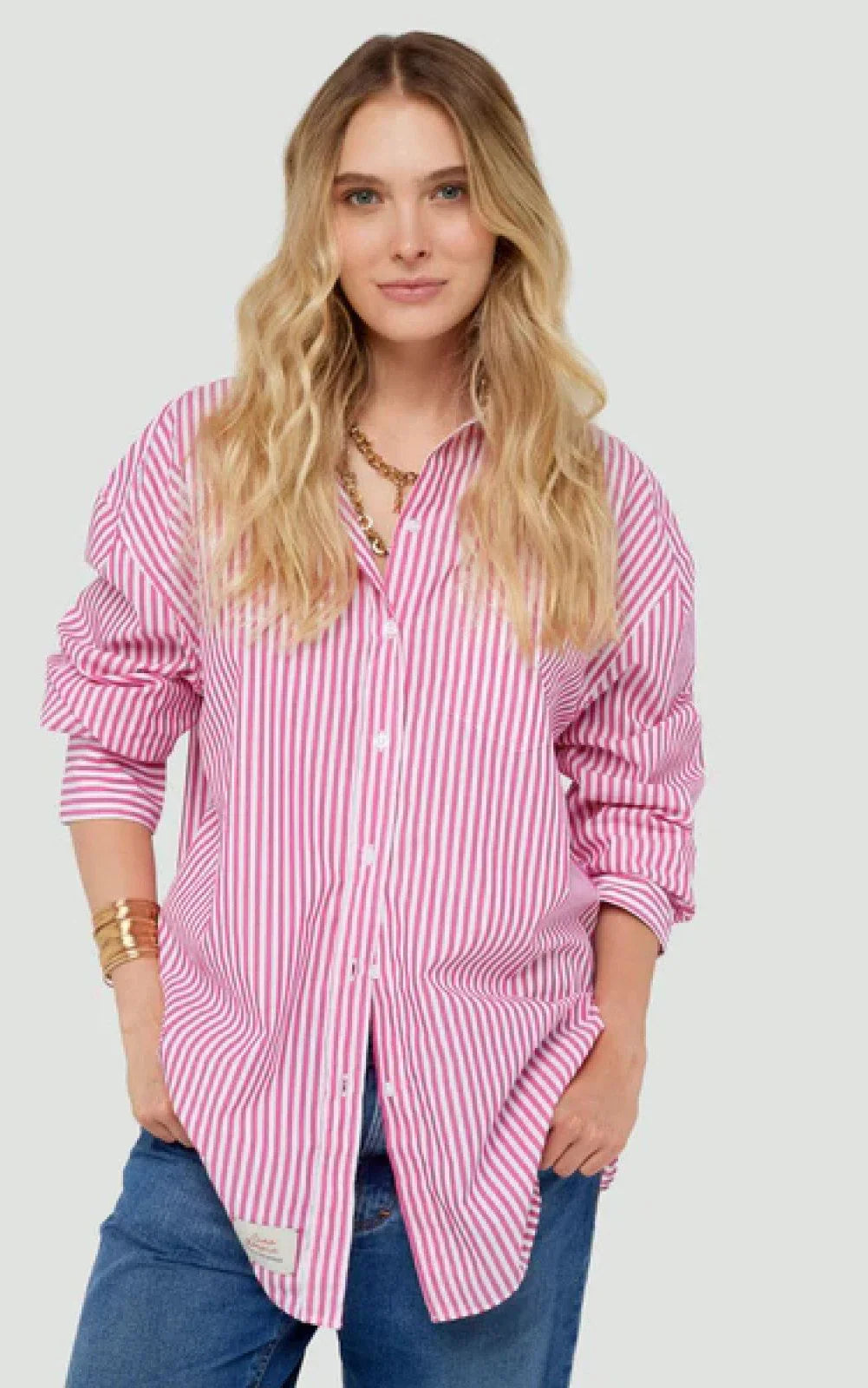 Women's Shirts Ciao Amore - Deauville Heritage Shirt - Pink