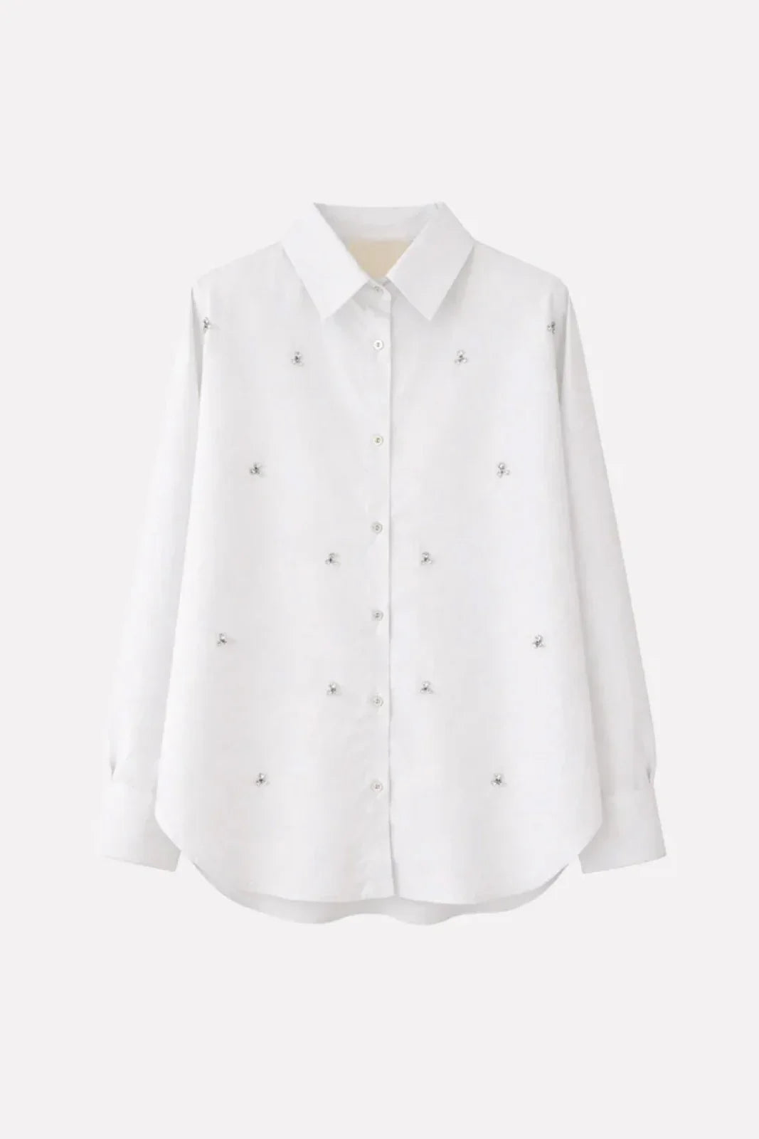 Women's A Paper Kid Shirt - Cotton Shirt - White