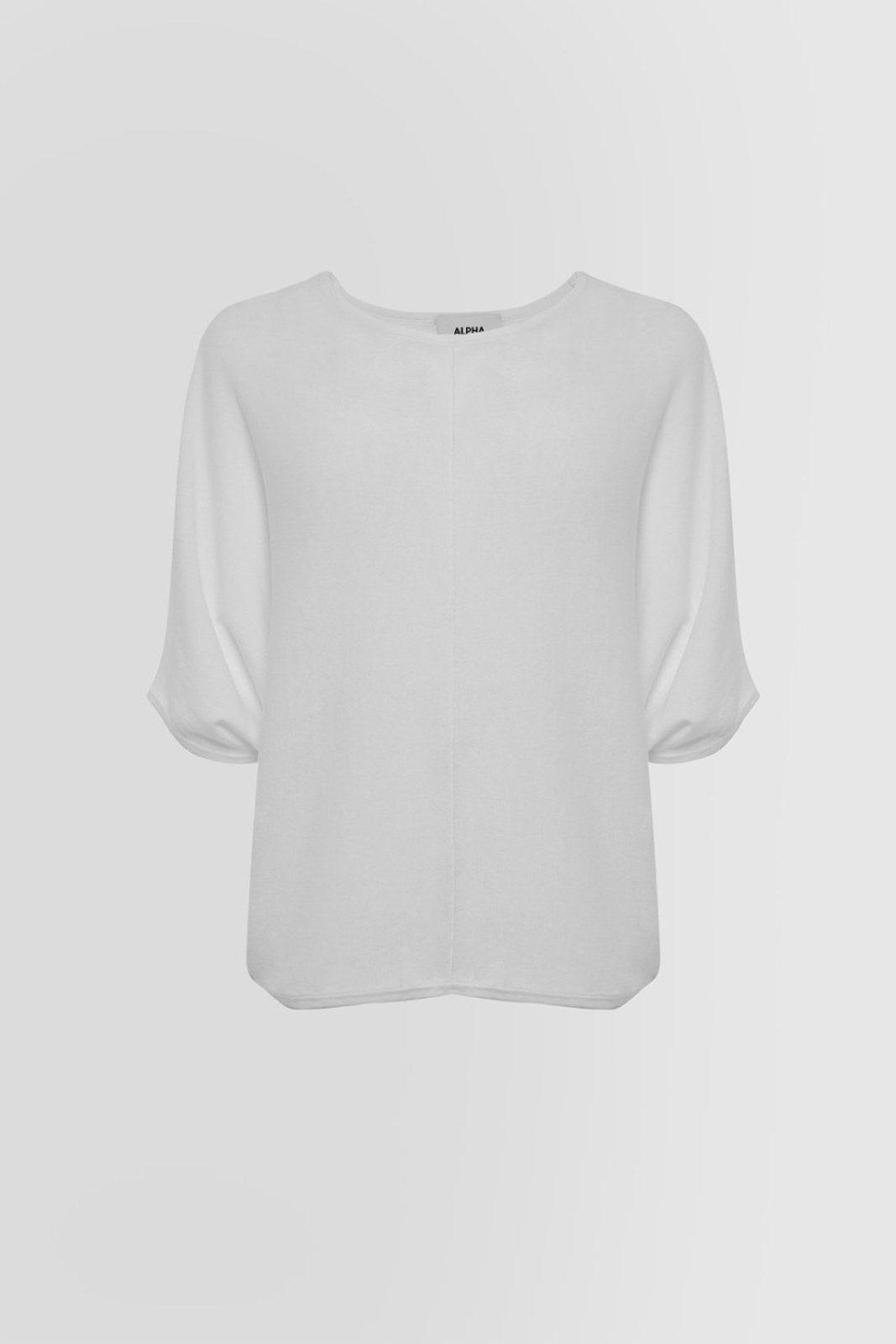 Maglie Donna Alpha Studio - Giro M 3/4 Kimono - Bianco