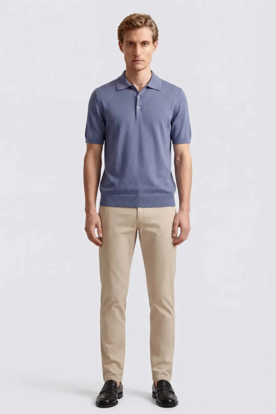 Polo Uomo Drumohr - Polo C/Bottoni - Blu