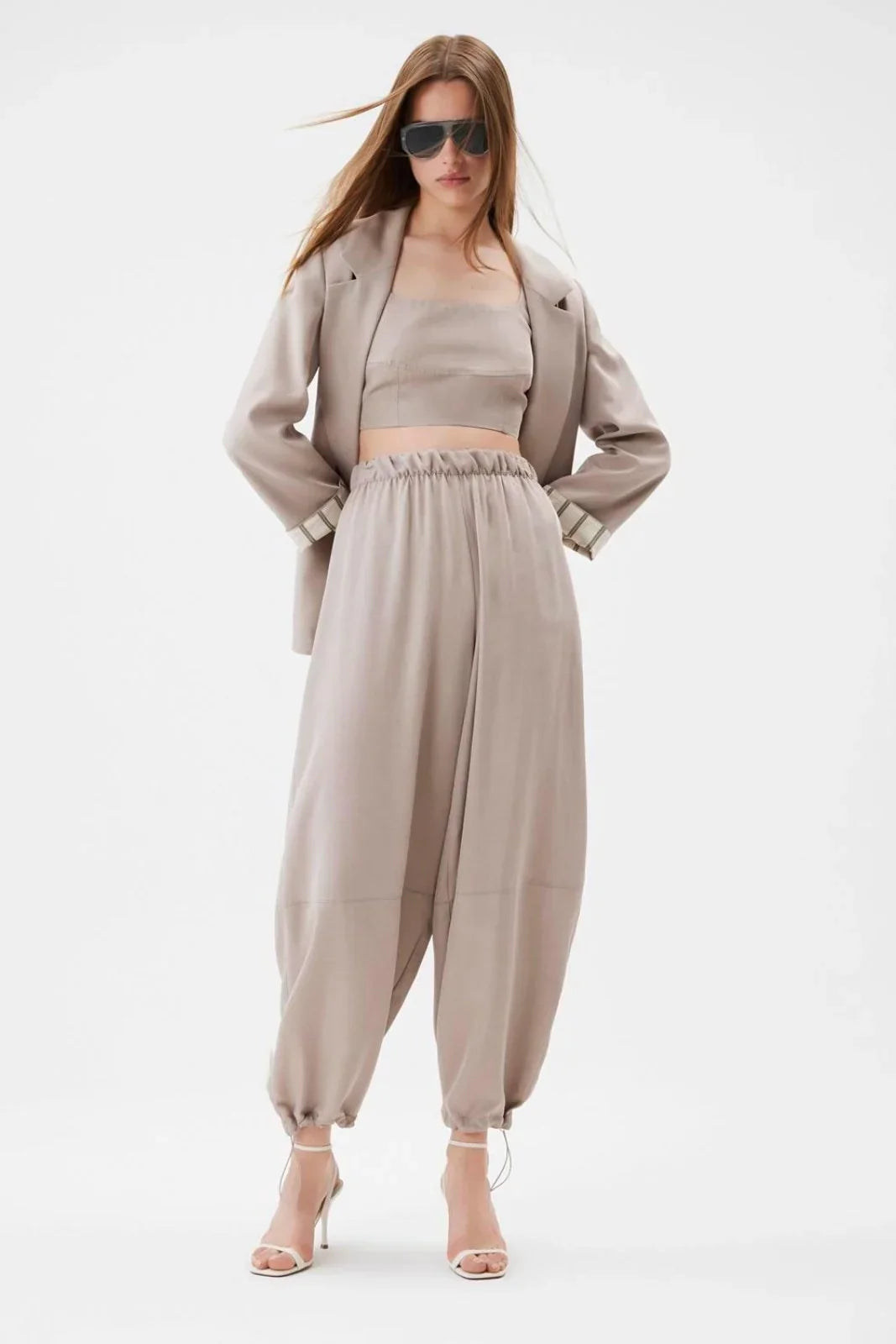 Pantaloni Donna Simona Corsellini - Pantalone - Beige