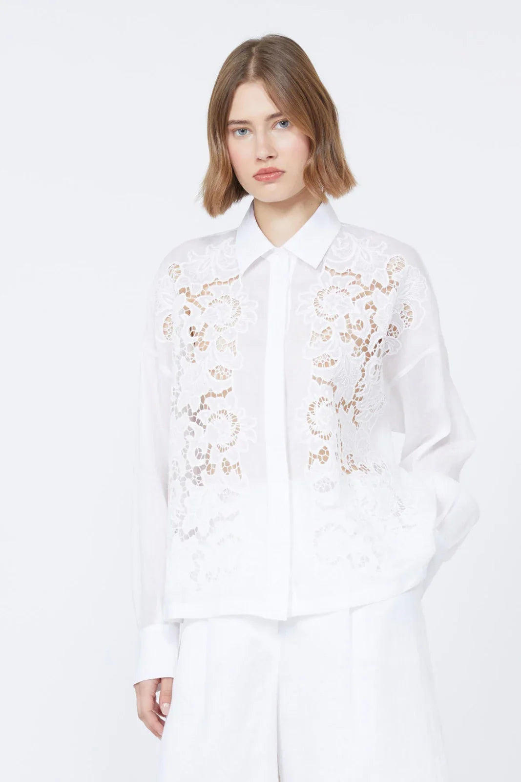 Women's Shirts Max Mara Studio - Mstcali - White