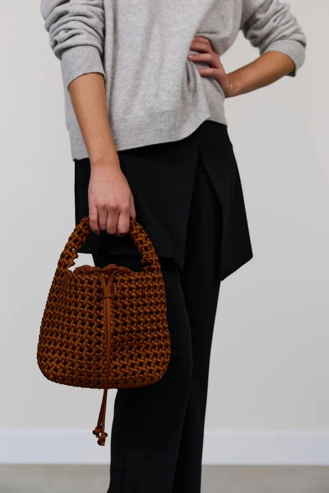Borse a mano Donna Marrea - Borsa Basket Ope - Marrone