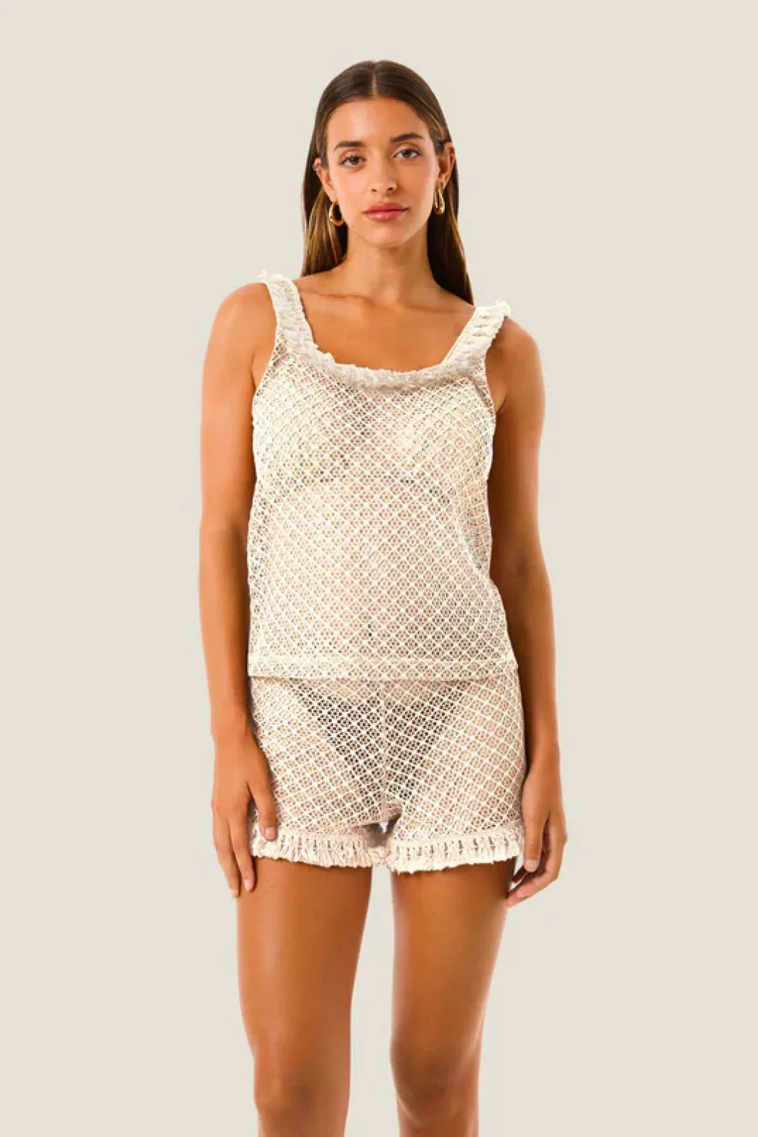 Pantaloncini Donna 4Giveness - Short Natural Mesh - Beige