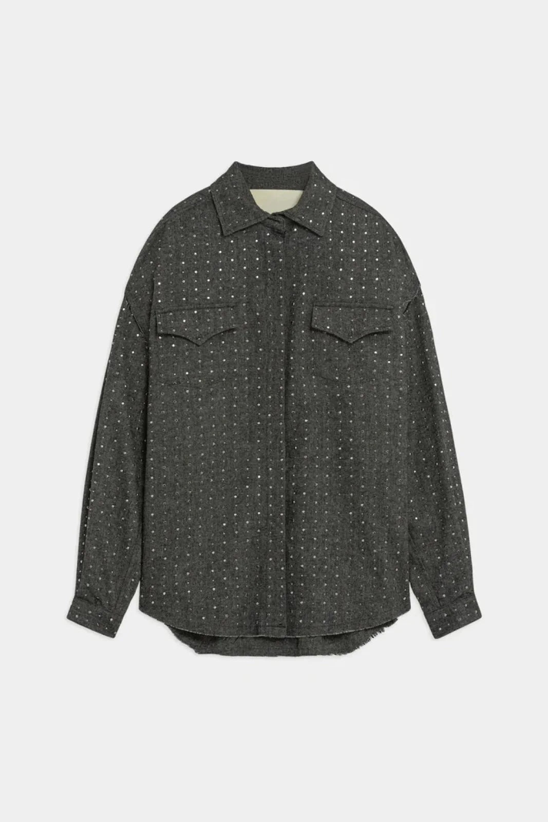 Camicie Donna A Paper Kid - Herringbone Over Shirt - Multicolore