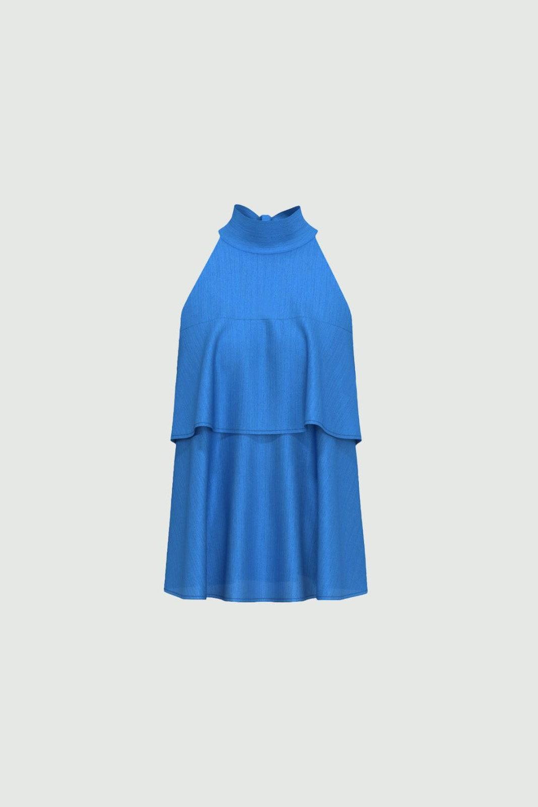 Canotte e top Donna Emme Marella - Gambo - Azzurro