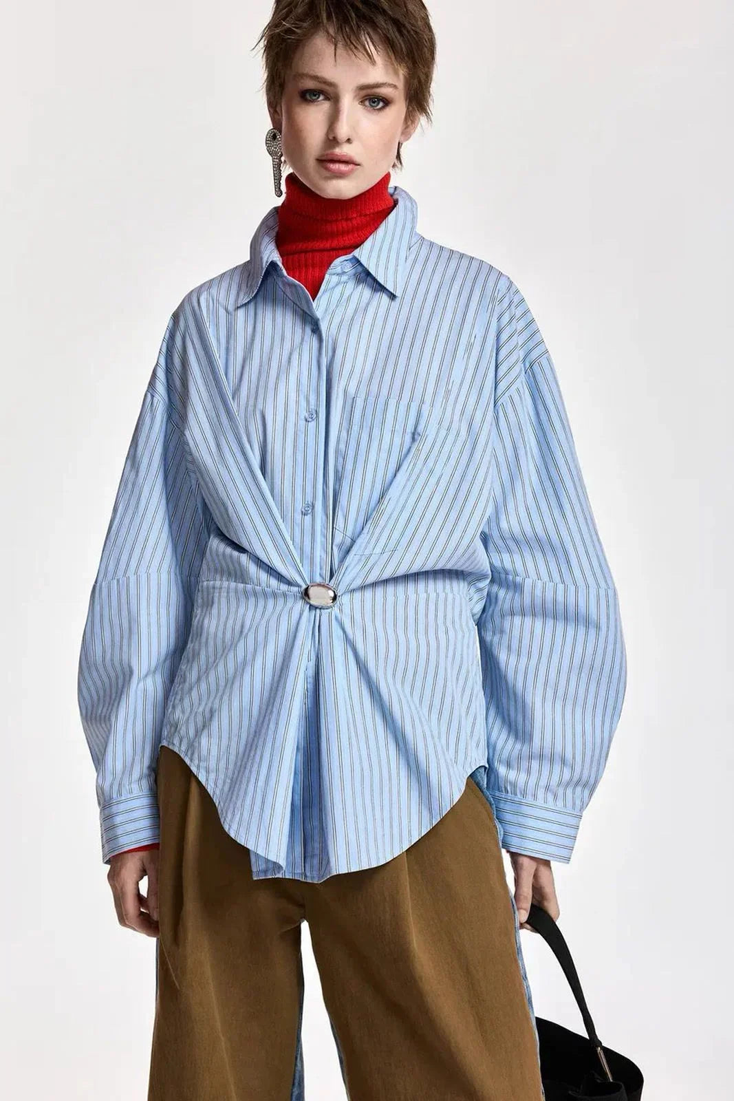Camicia Essentiel Antwerp Kreative Donna – Celeste