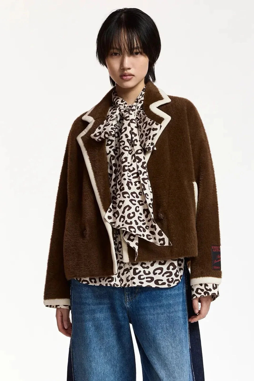 Cardigan Essentiel Antwerp Kugar Donna – Marrone