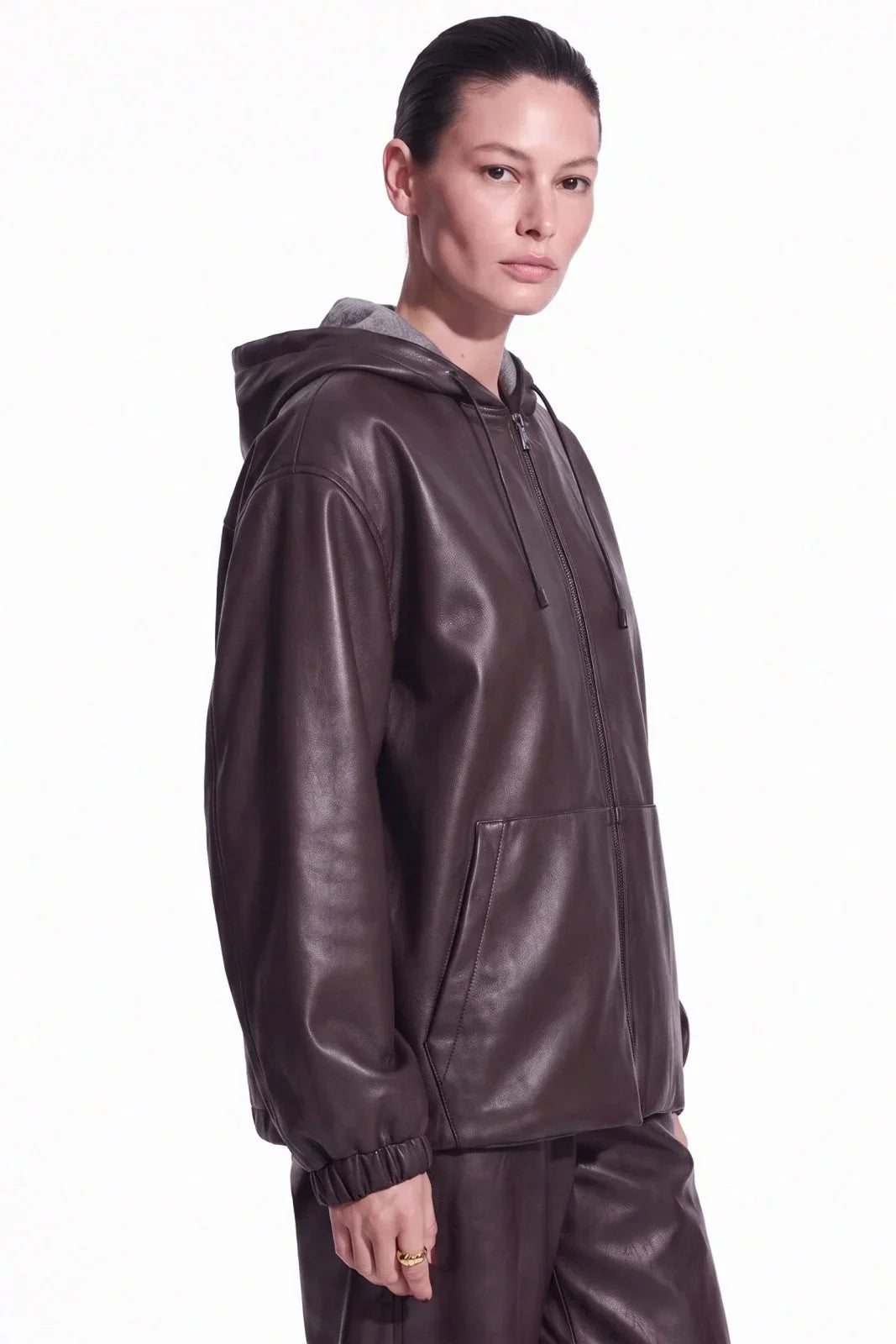 Felpa con cappuccio Rame Sweatshirt Donna – Nero