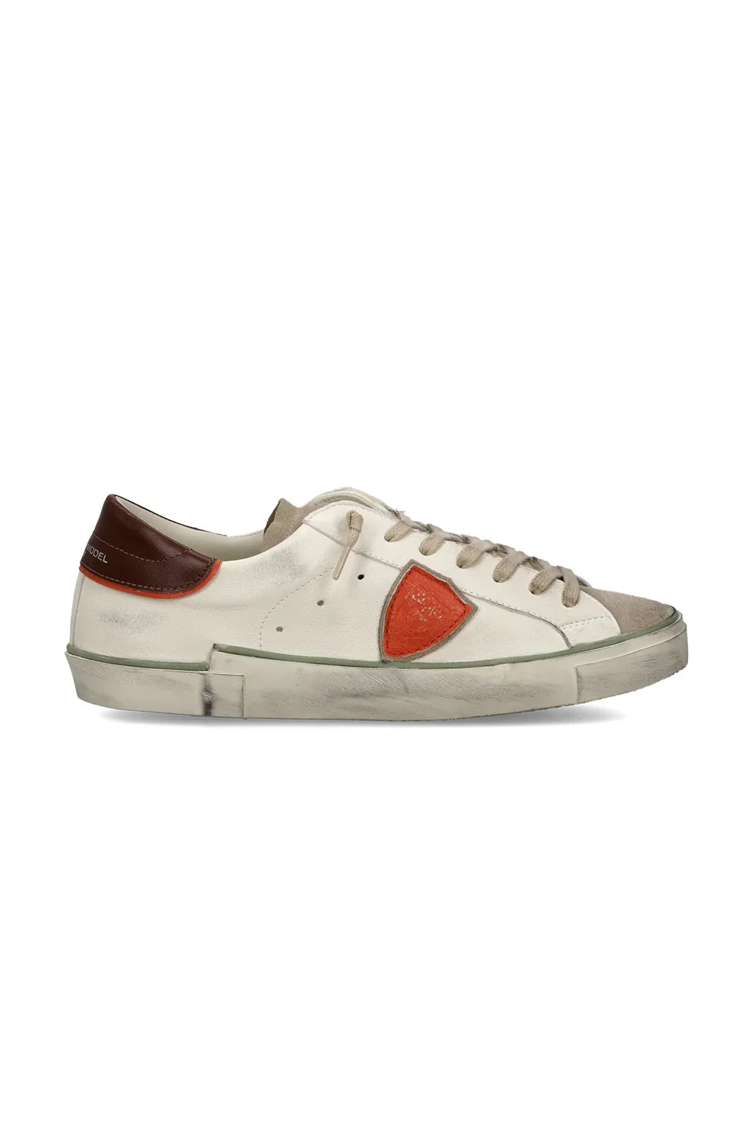Sneaker Uomo Philippe Model - Prsx Low Man - Panna