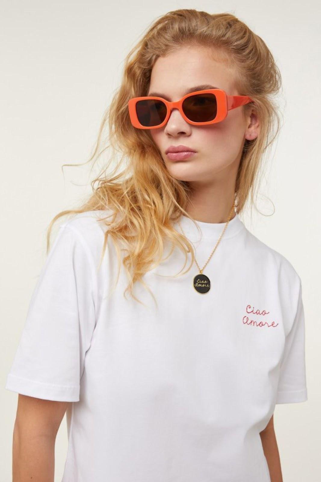 T-shirt Donna Ciao Amore - T-Shirt Iconic - Bianco